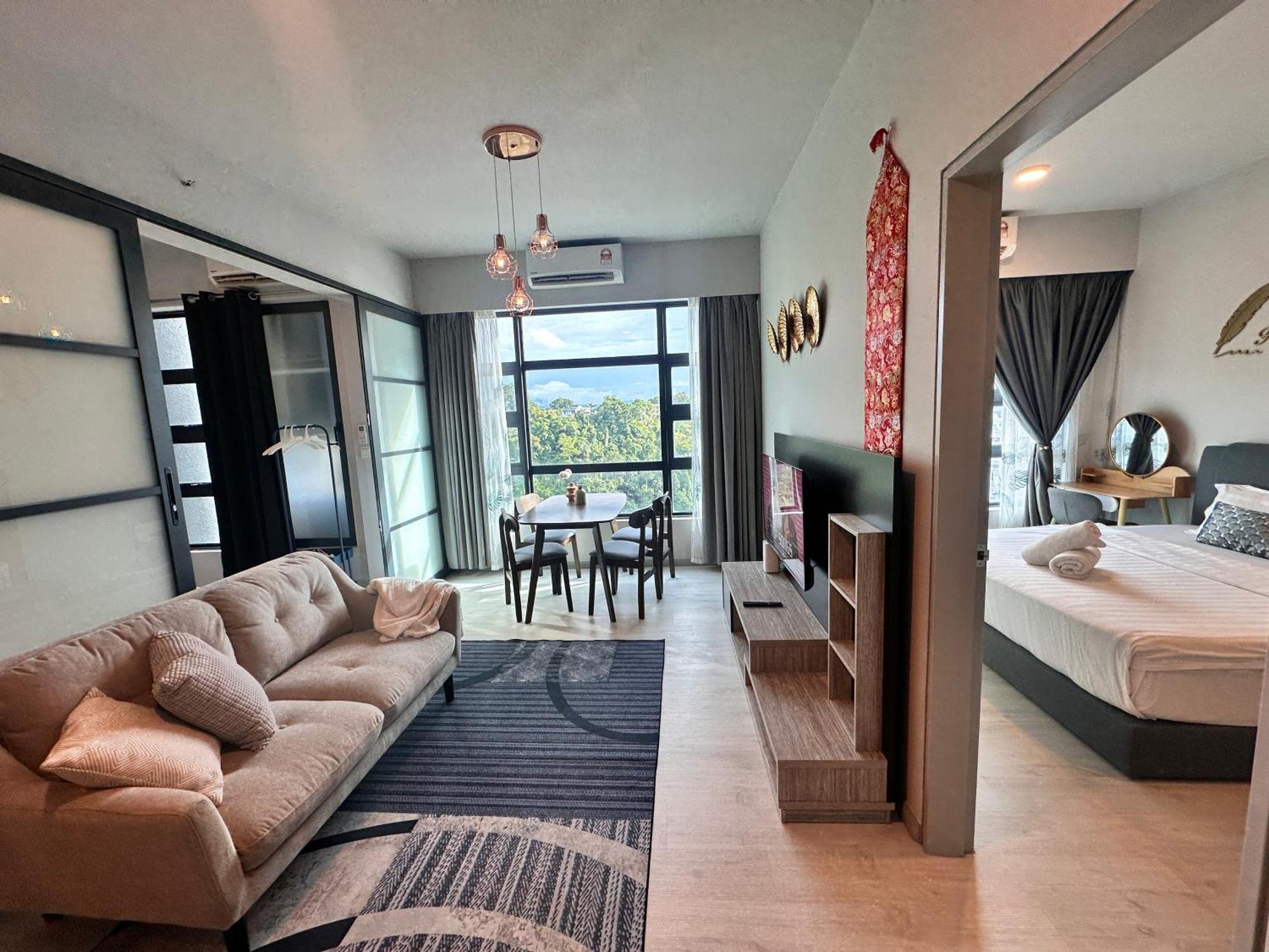 Jesselton Quay: Sea View Apartment with Pool and Wi-Fi Kota Kinabalu Exterior photo